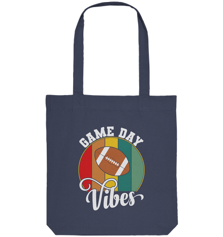 Game Day Vibes White - Organic Tote-Bag