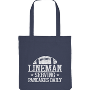 Lineman Serving Pancakes - Organic Tote-Bag