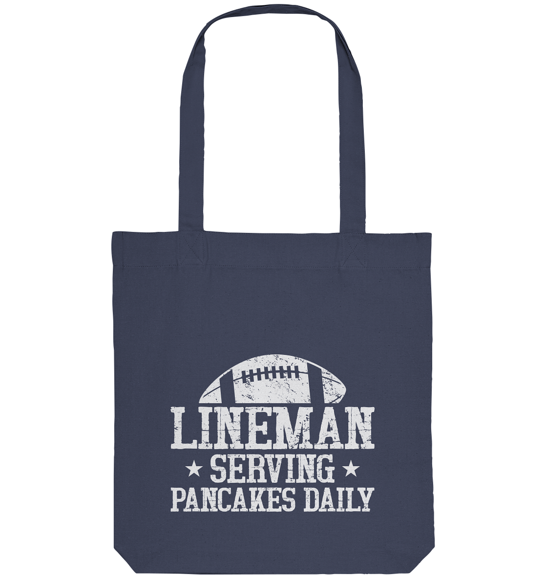 Lineman Serving Pancakes - Organic Tote-Bag