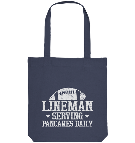 Lineman Serving Pancakes - Organic Tote-Bag