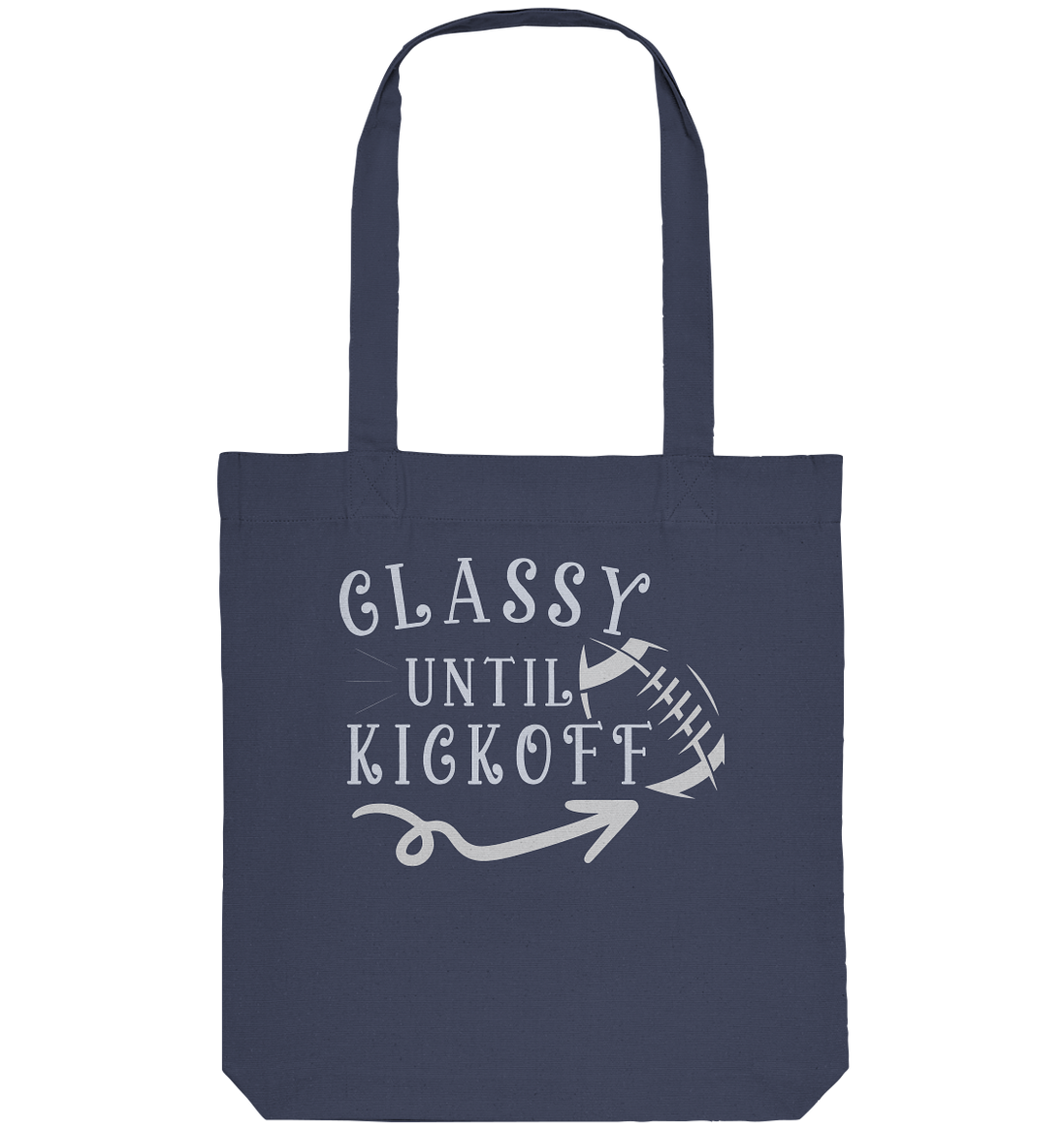 Glassy until Kick Off  - Organic Tote-Bag