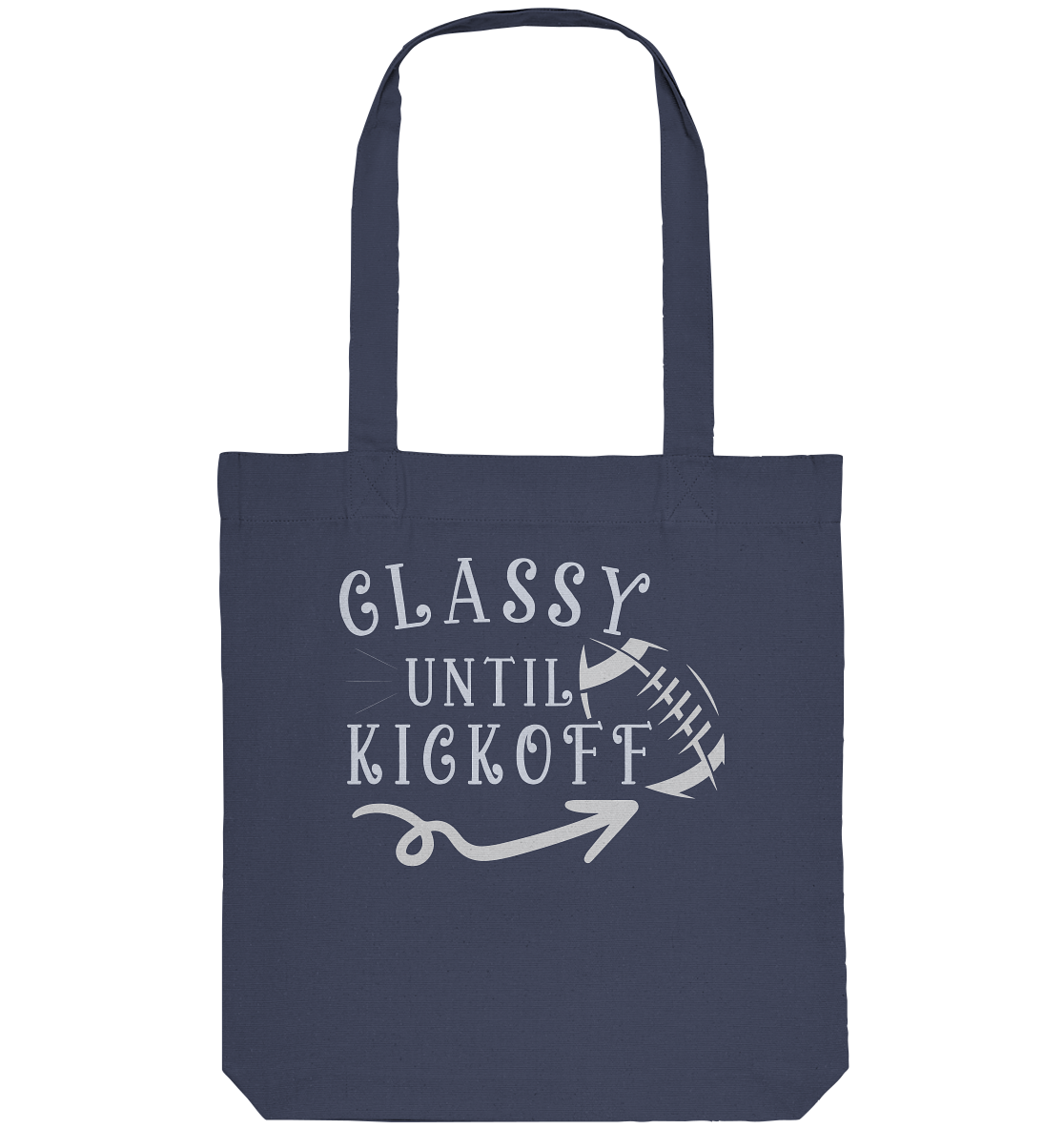 Glassy until Kick Off  - Organic Tote-Bag