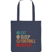 Eat Sleep Football Repeat - Organic Tote-Bag
