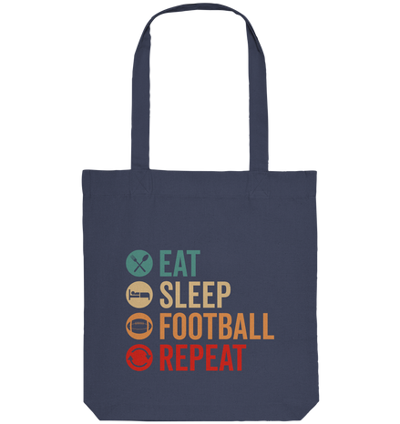 Eat Sleep Football Repeat - Organic Tote-Bag