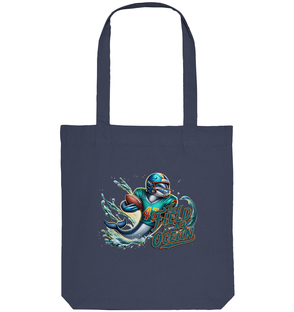 Dolphin - Organic Tote Bag