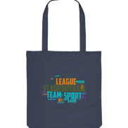 Flag Football Word Bubble - Organic Tote-Bag