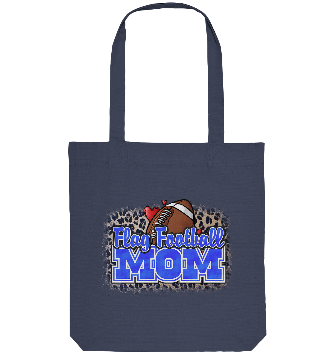 Flag Football Mom - Organic Tote-Bag