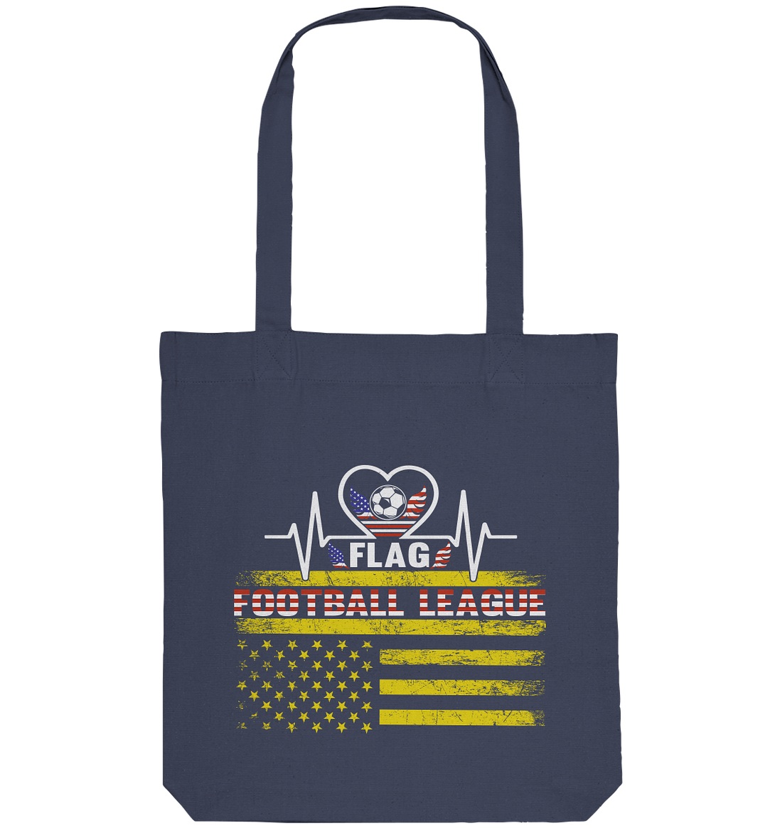 Flag Football League - Organic Tote Bag