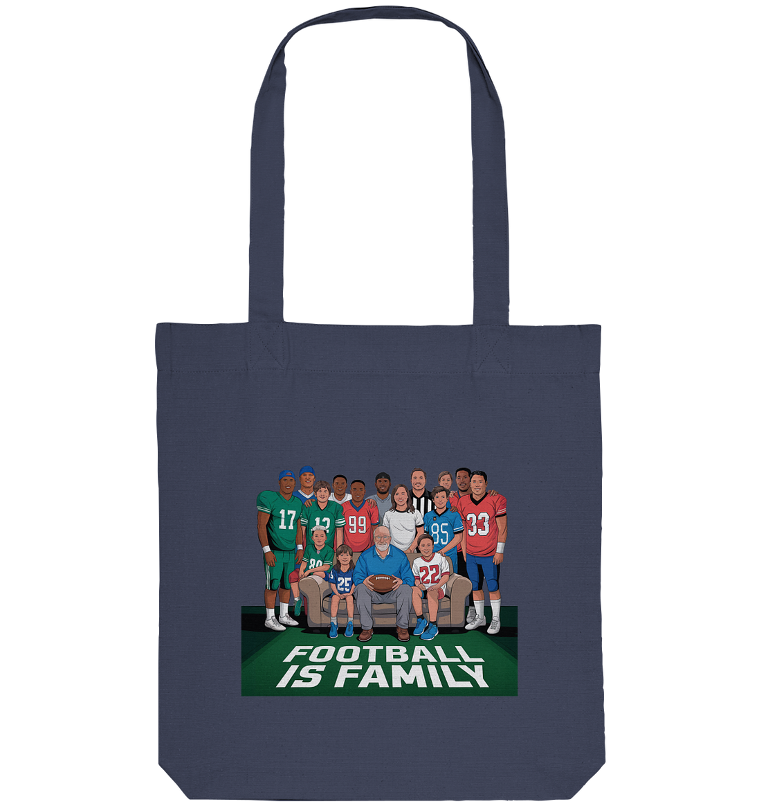 Football is Family - Organic Tote Bag