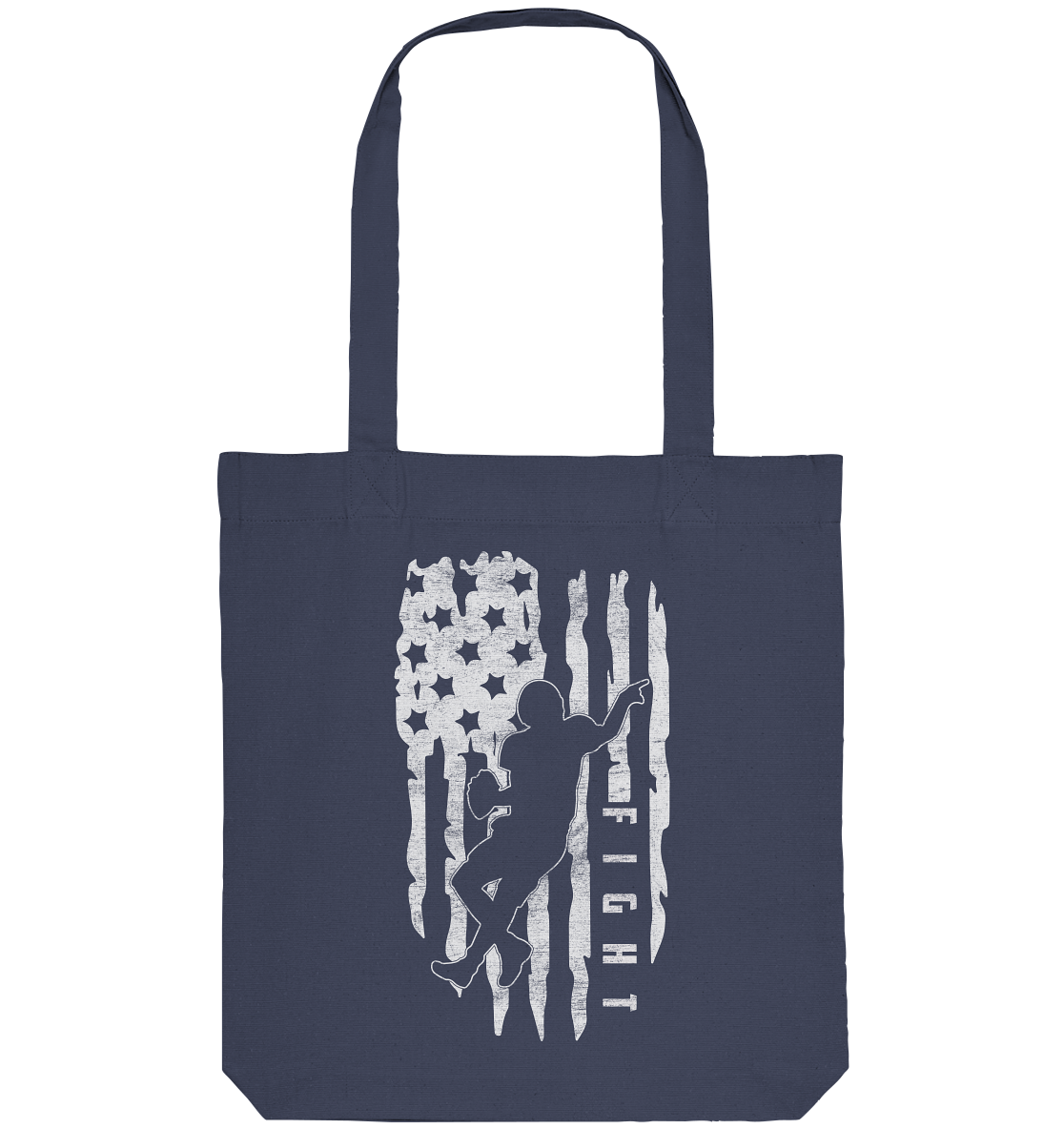 USA Flag Fight - Organic Tote-Bag