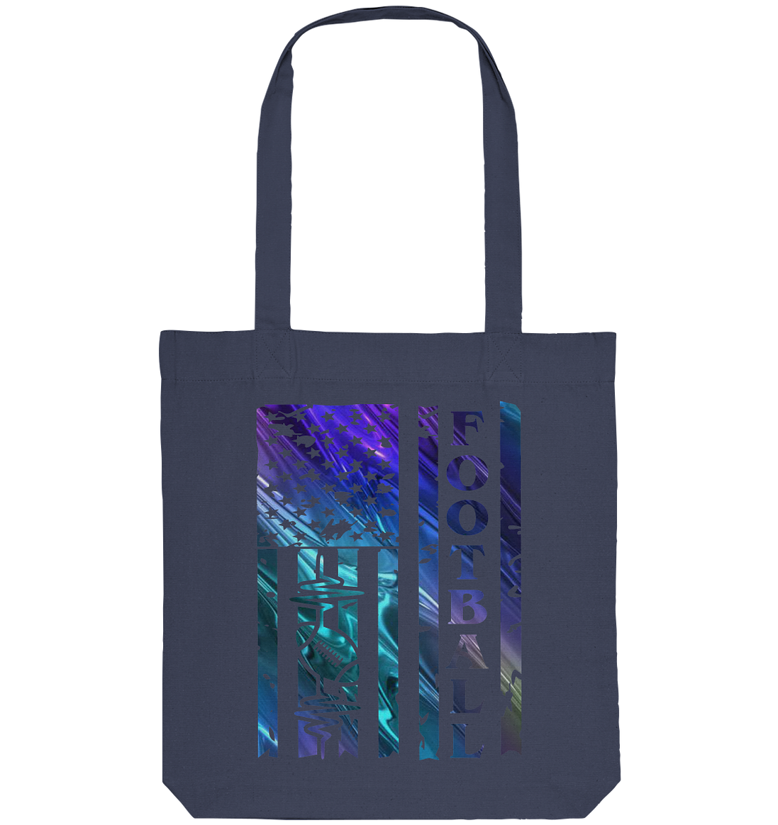 USA Football Flag  - Organic Tote-Bag