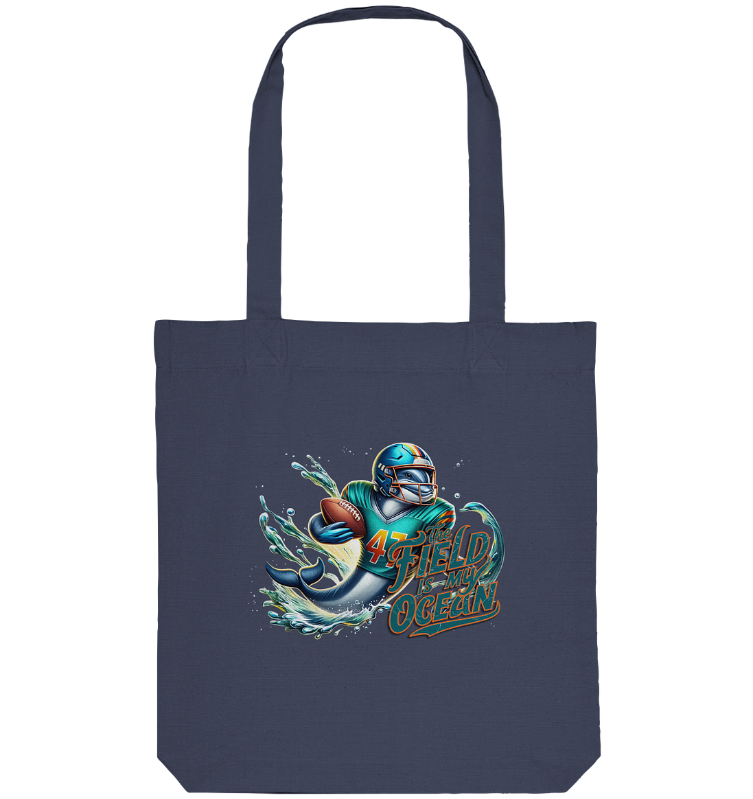 Dolphin - Organic Tote Bag