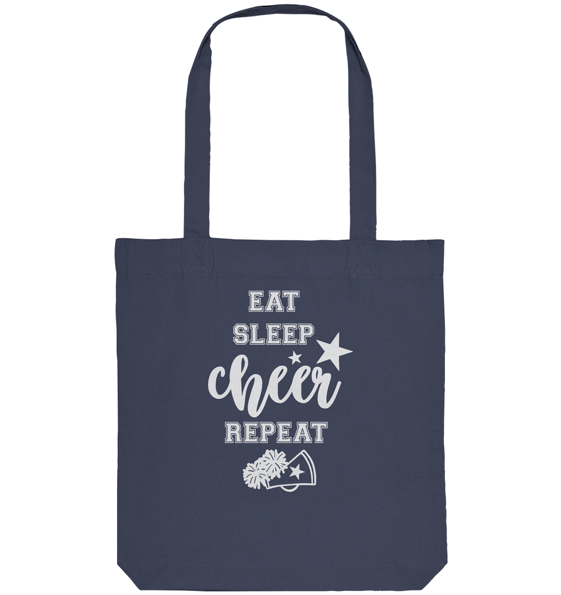 Eat Sleep Cheer - Organic Tote Bag