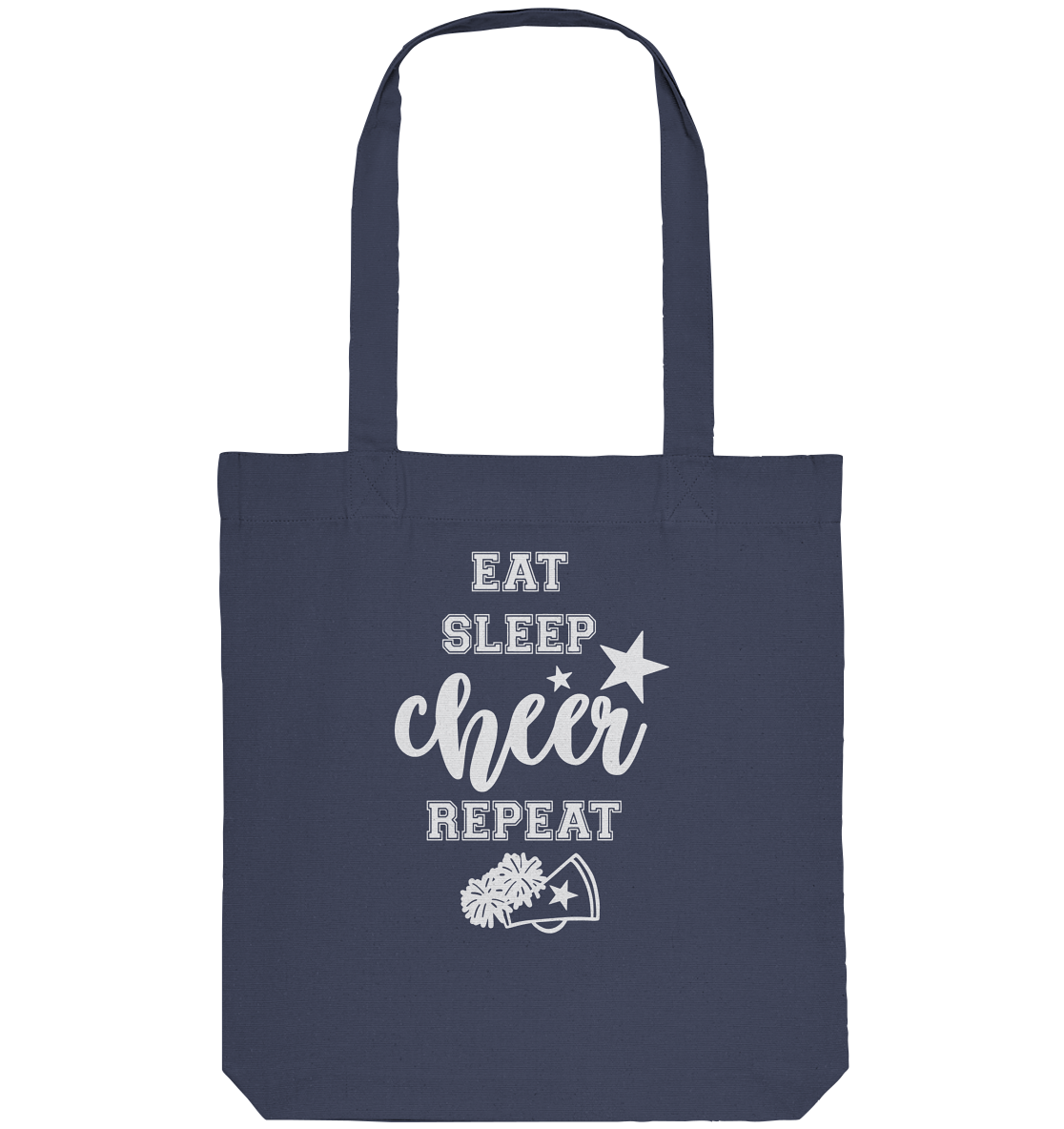 Eat Sleep Cheer - Organic Tote Bag