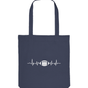 Football Heartbeat - Organic Tote Bag