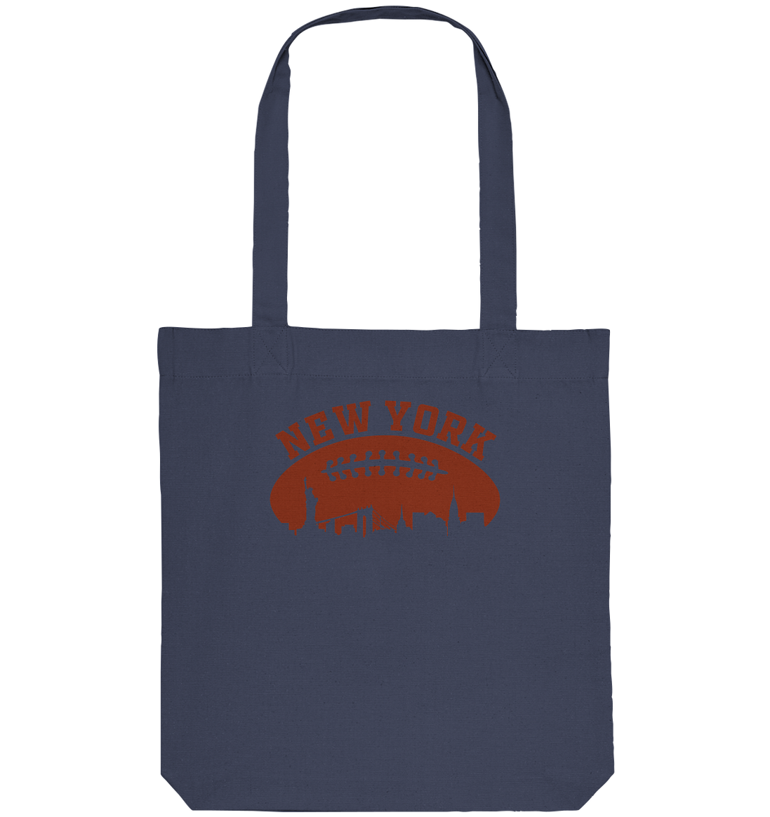 New York Football Silhoutte  - Organic Tote-Bag