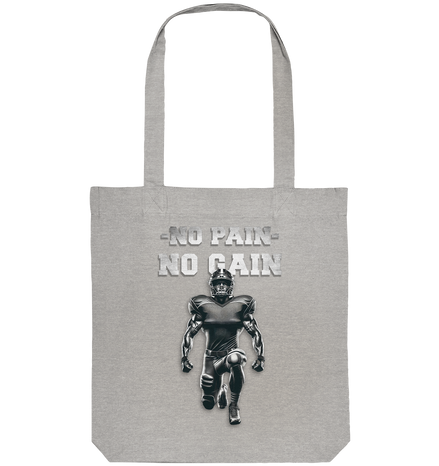 No Pain No Gain Metal  - Organic Tote-Bag