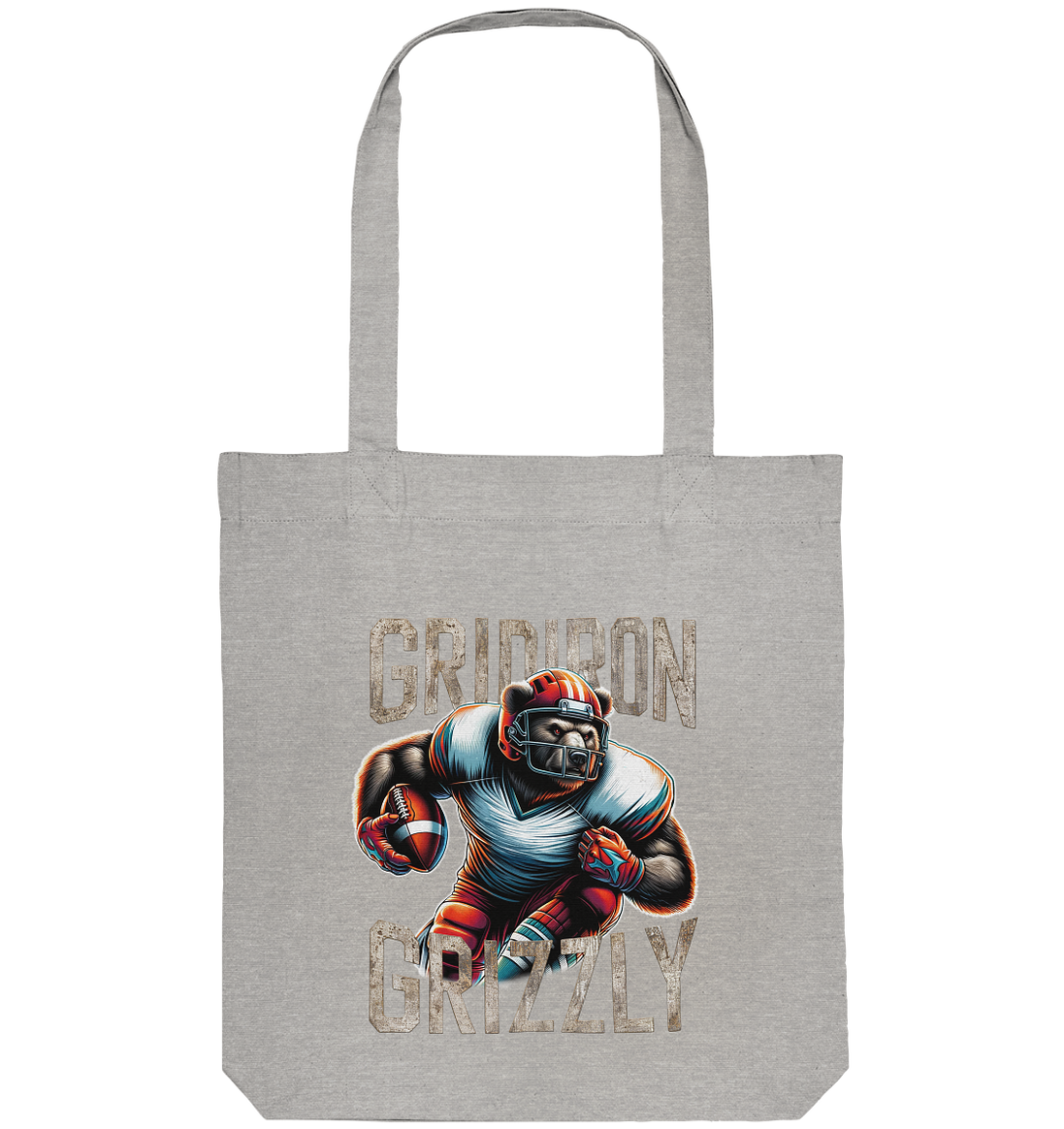 Gridiron Grizzly - Organic Tote-Bag