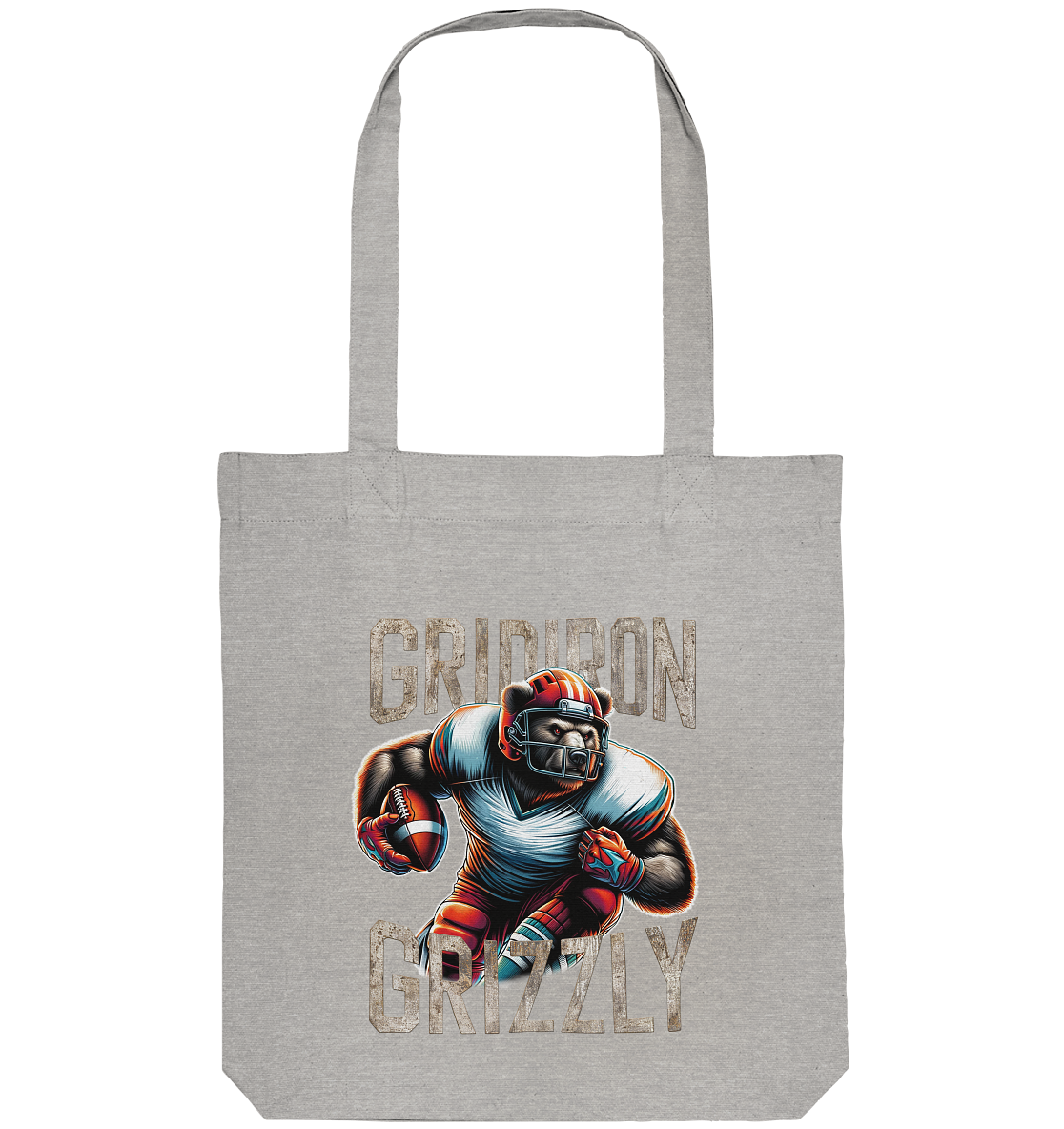 Gridiron Grizzly - Organic Tote-Bag