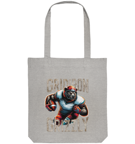 Gridiron Grizzly - Organic Tote-Bag