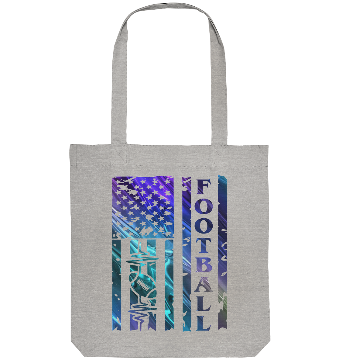 USA Football Flag  - Organic Tote-Bag