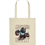 Gridiron Grizzly - Organic Tote-Bag