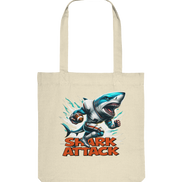 Shark Attack - Organic Tote-Bag