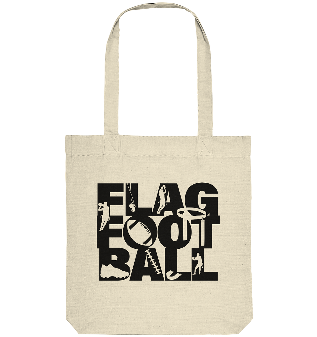 Flag Football - Organic Tote Bag