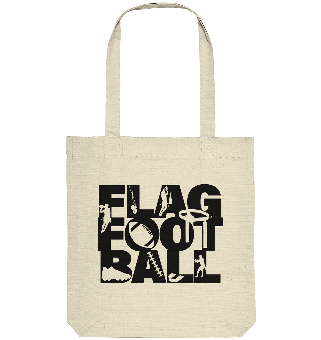 Flag Football - Organic Tote Bag
