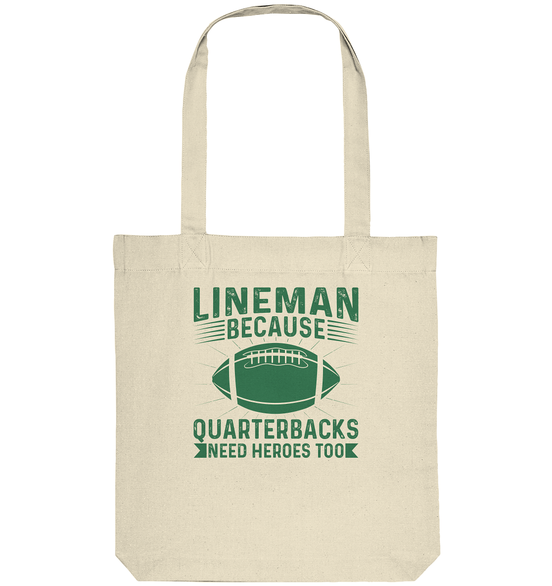 Lineman Heroes Green - Organic Tote-Bag