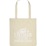 Lineman Serving Pancakes - Organic Tote-Bag