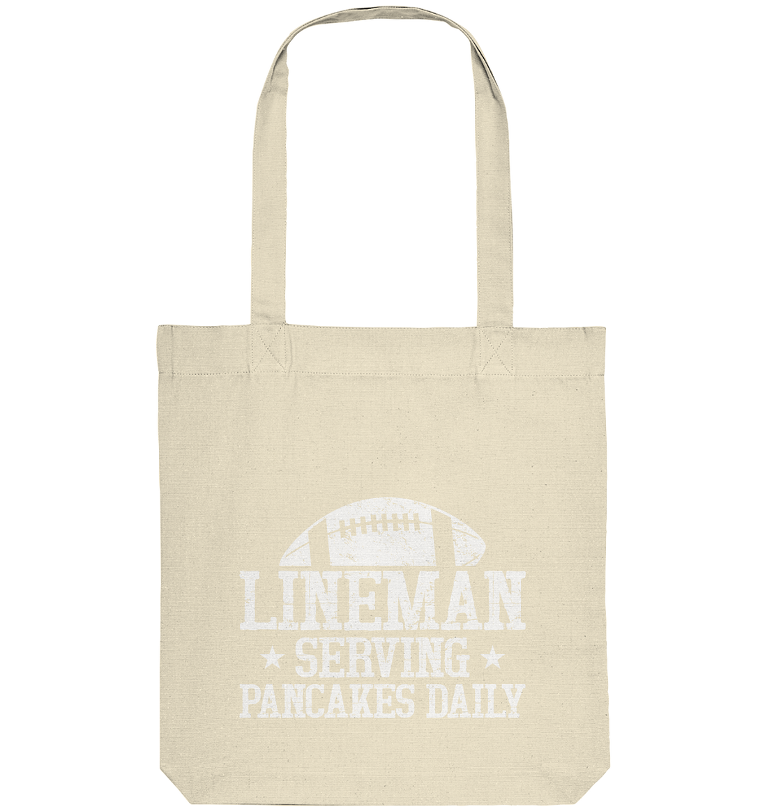 Lineman Serving Pancakes - Organic Tote-Bag