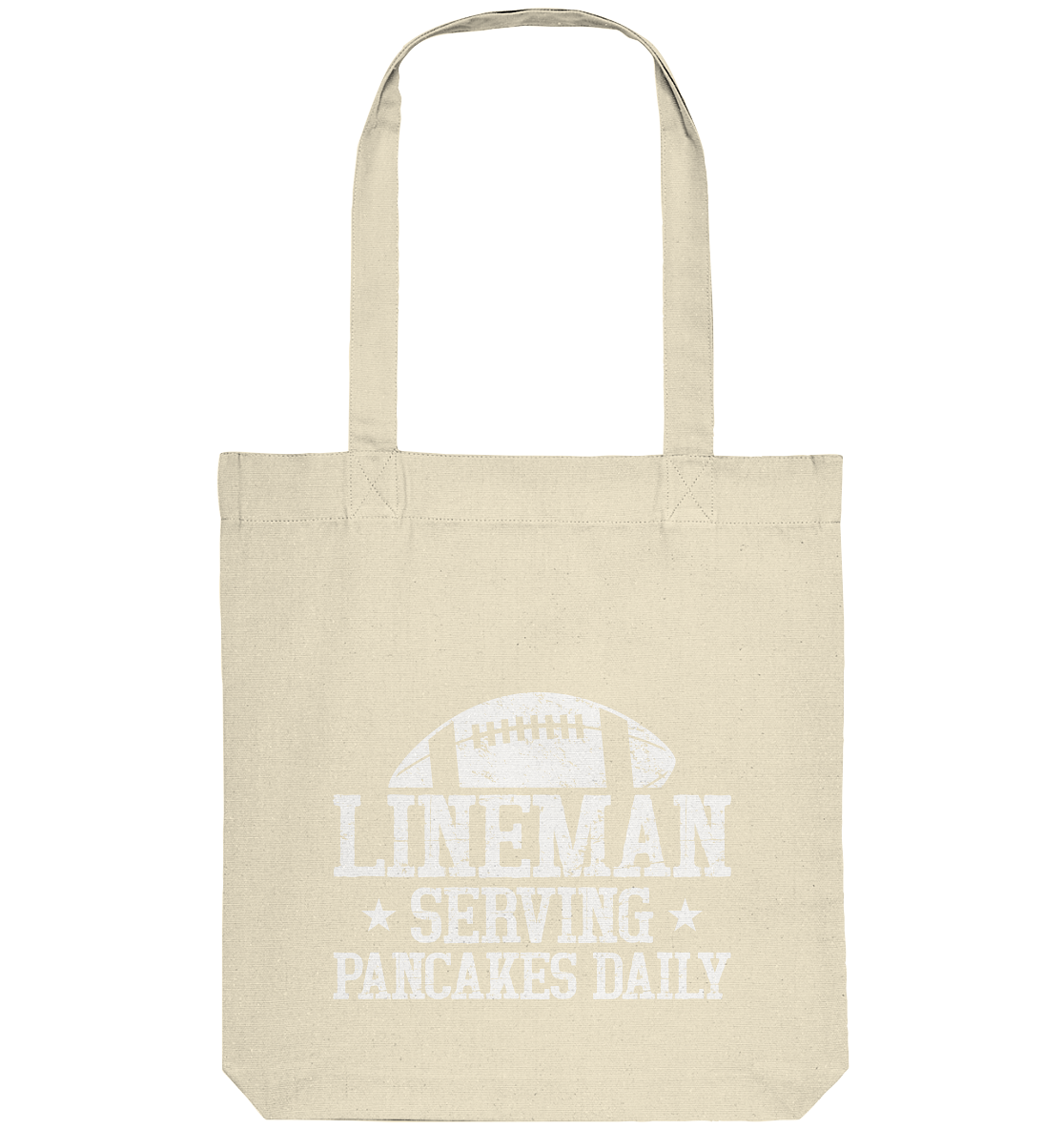 Lineman Serving Pancakes - Organic Tote-Bag