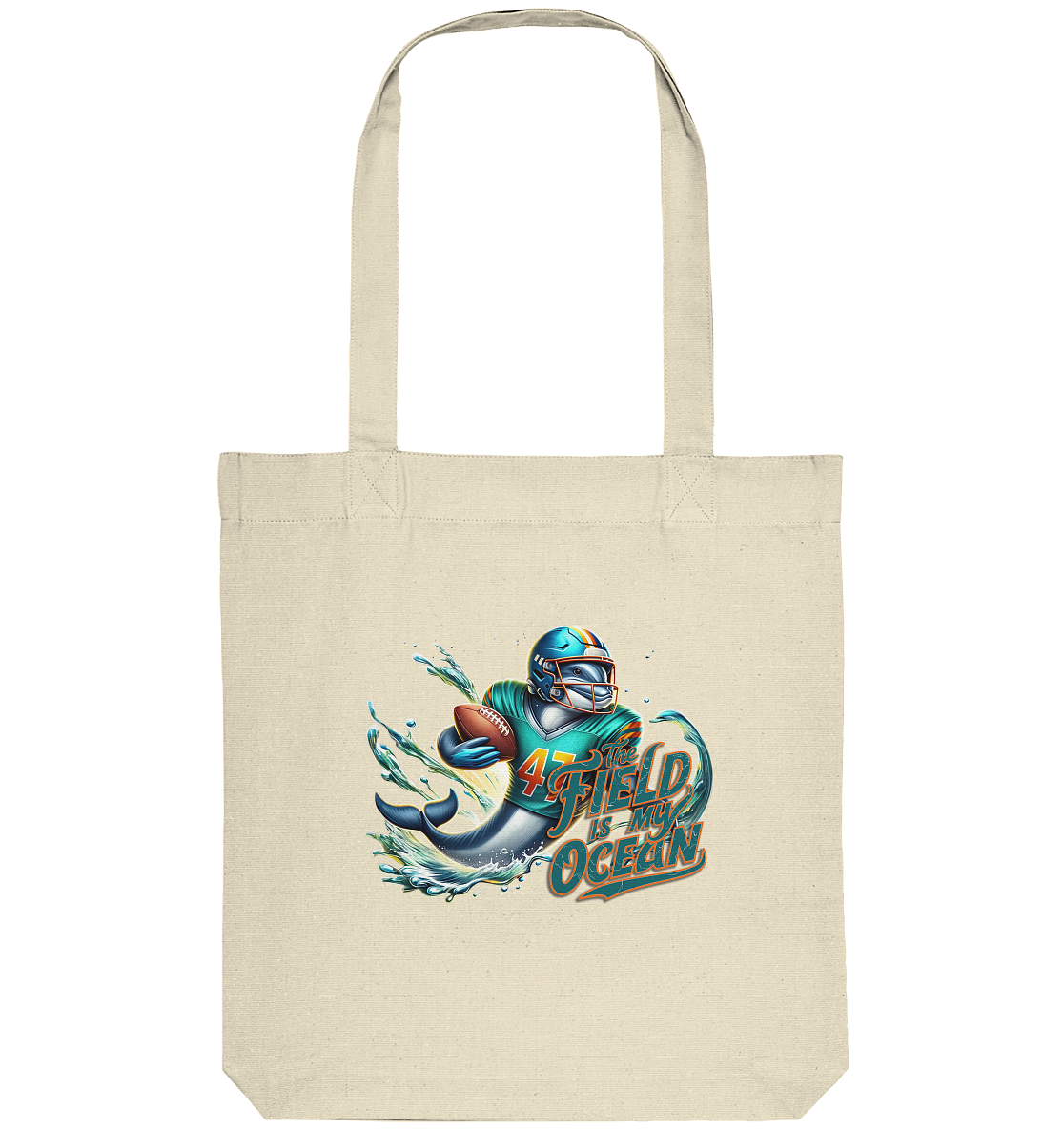 Dolphin - Organic Tote Bag
