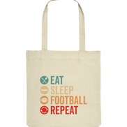 Eat Sleep Football Repeat - Organic Tote-Bag