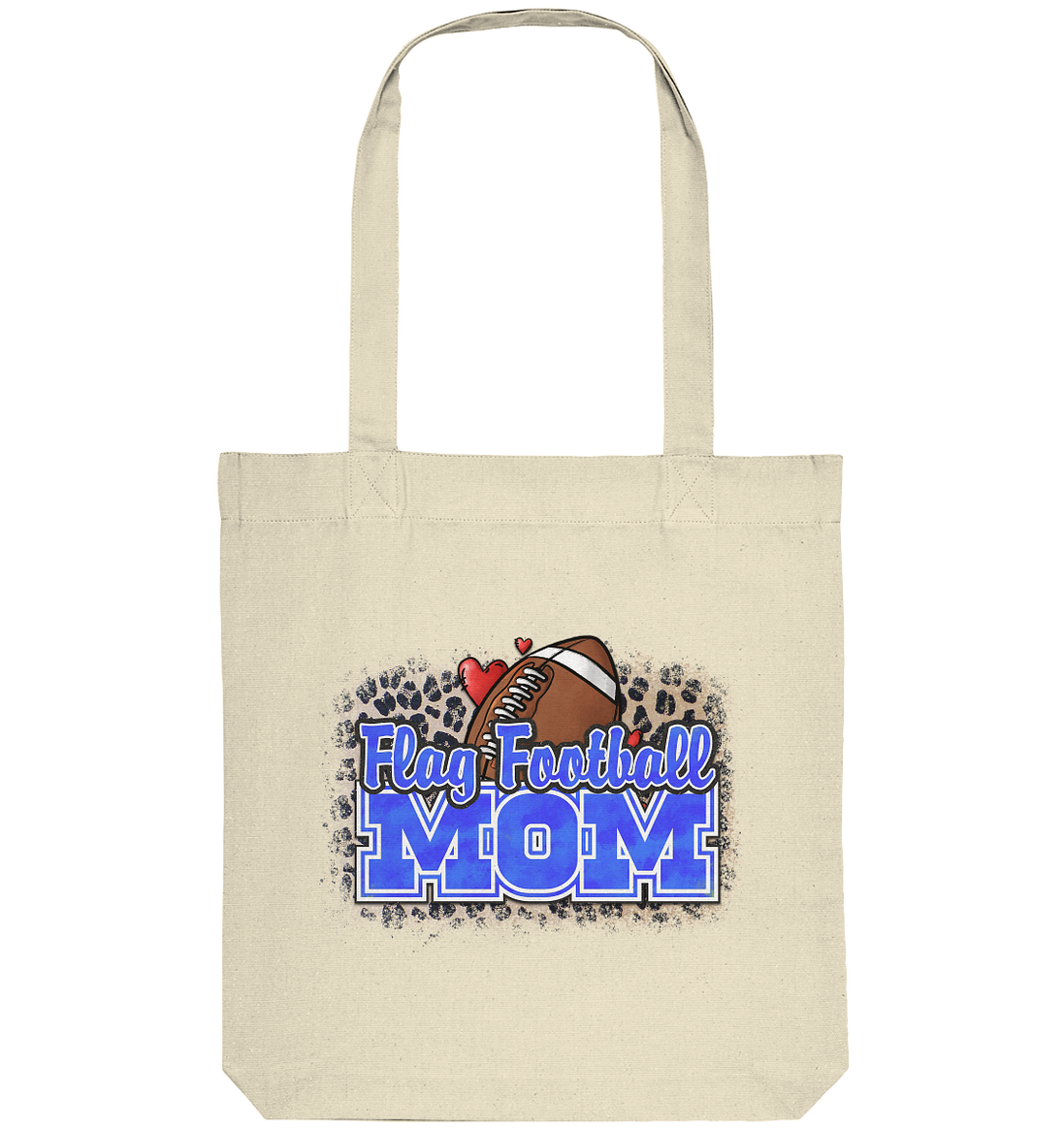 Flag Football Mom - Organic Tote-Bag