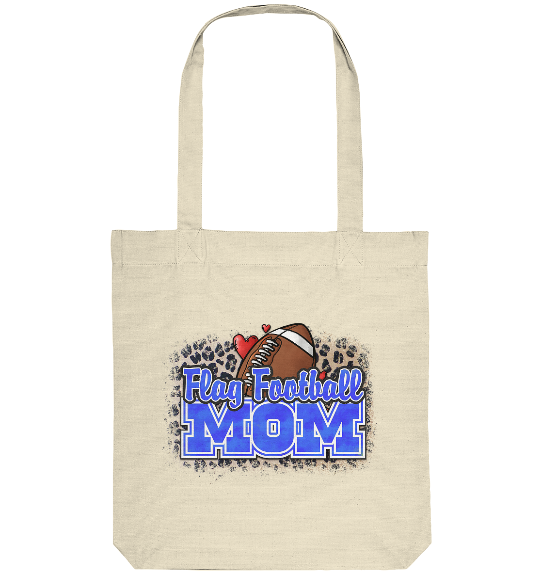 Flag Football Mom - Organic Tote-Bag