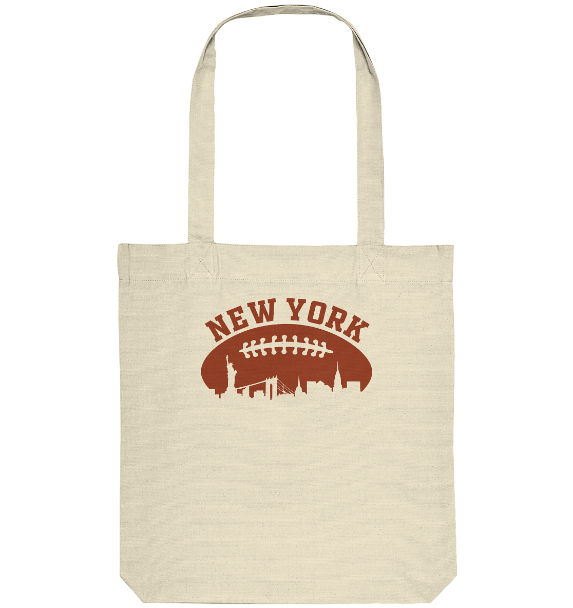 New York Football Silhoutte  - Organic Tote-Bag