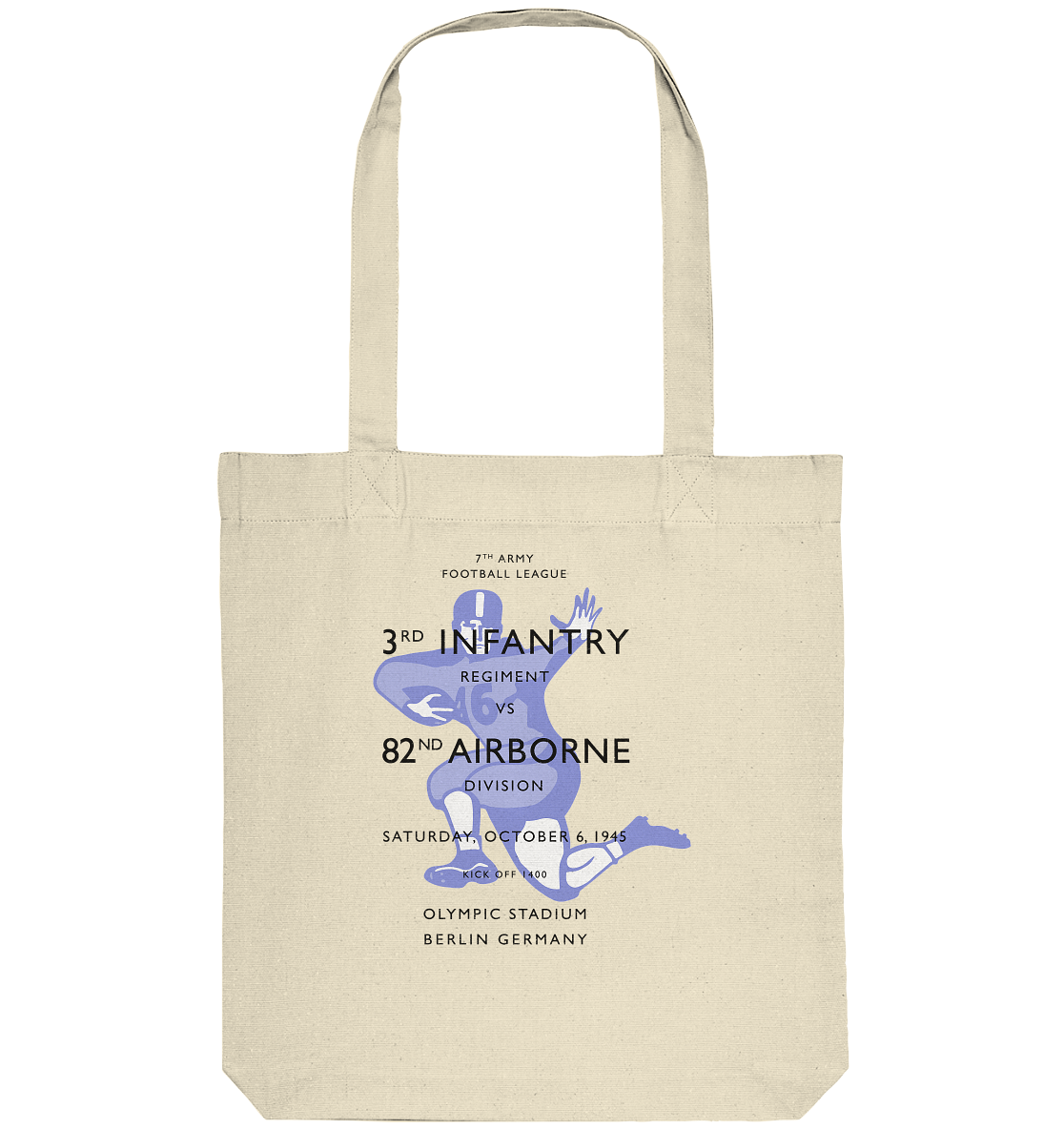 Infantry vs. Airborne 1945 - Organic Tote-Bag