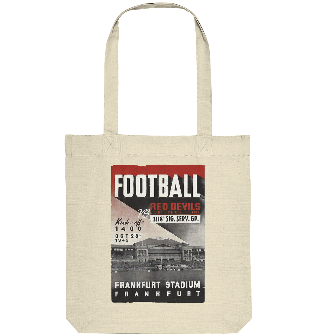 Frankfurt Football 1945 - Organic Tote Bag