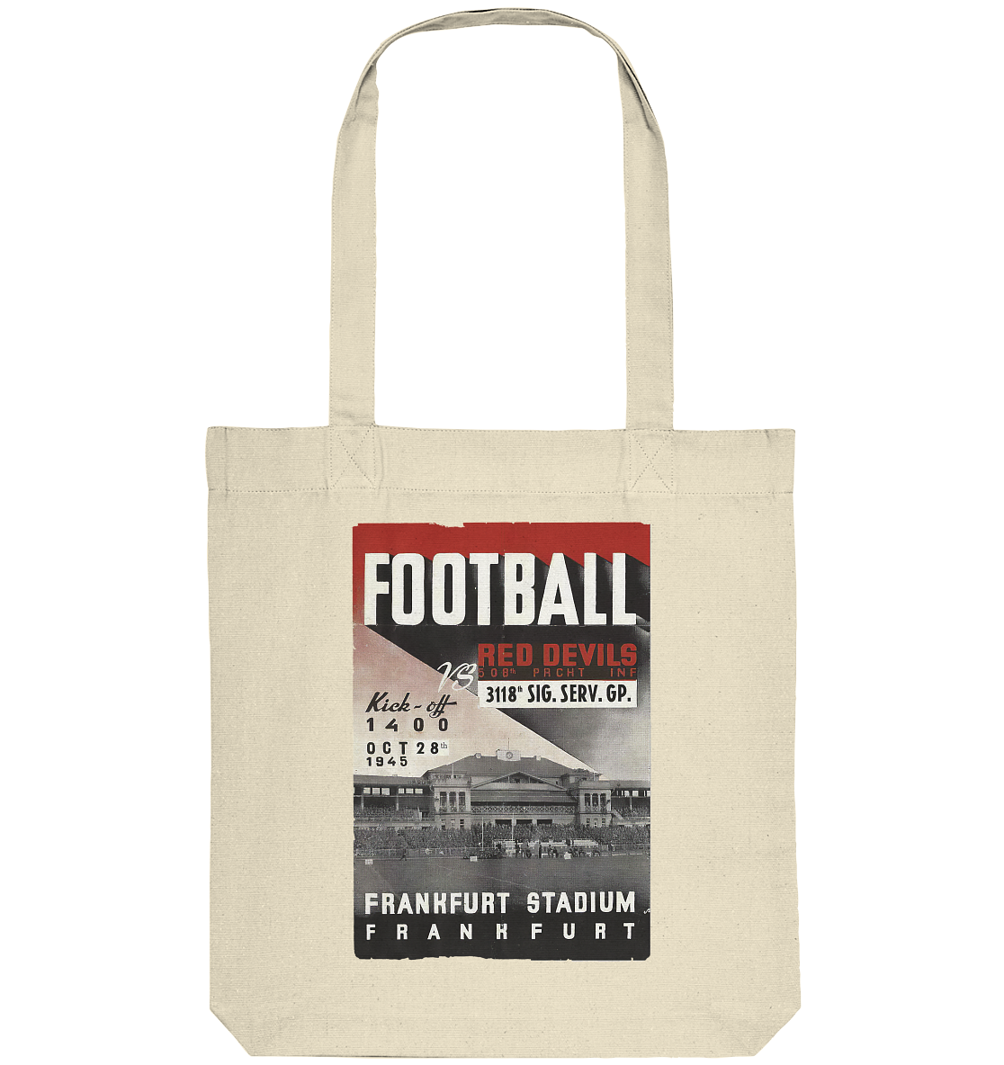 Frankfurt Football 1945 - Organic Tote Bag