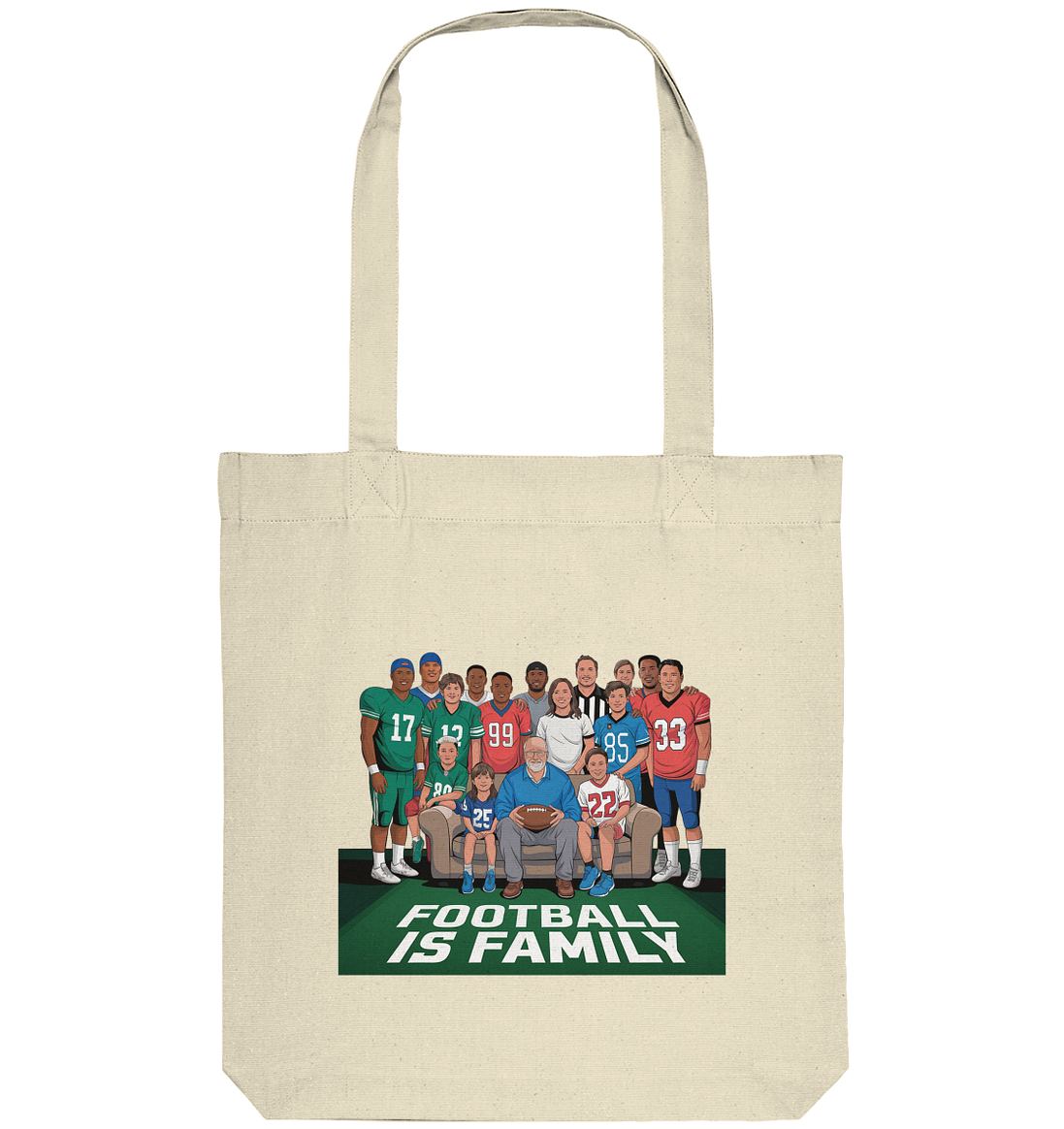 Football is Family - Organic Tote Bag