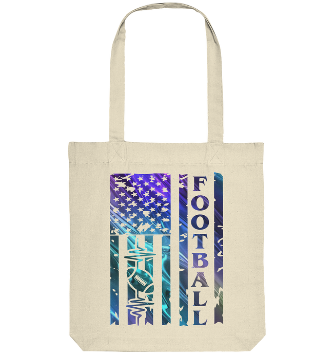 USA Football Flag  - Organic Tote-Bag
