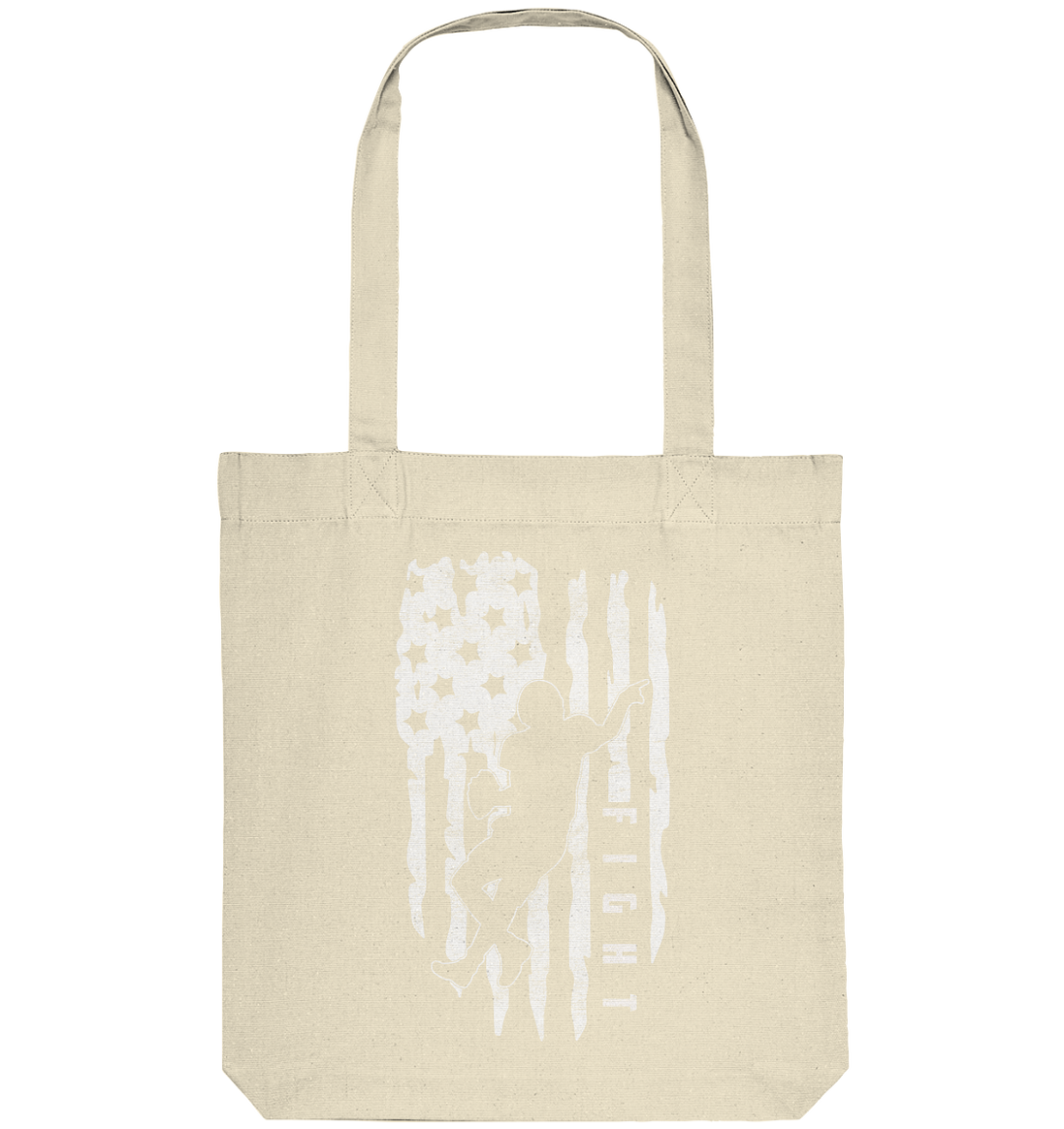 USA Flag Fight - Organic Tote-Bag
