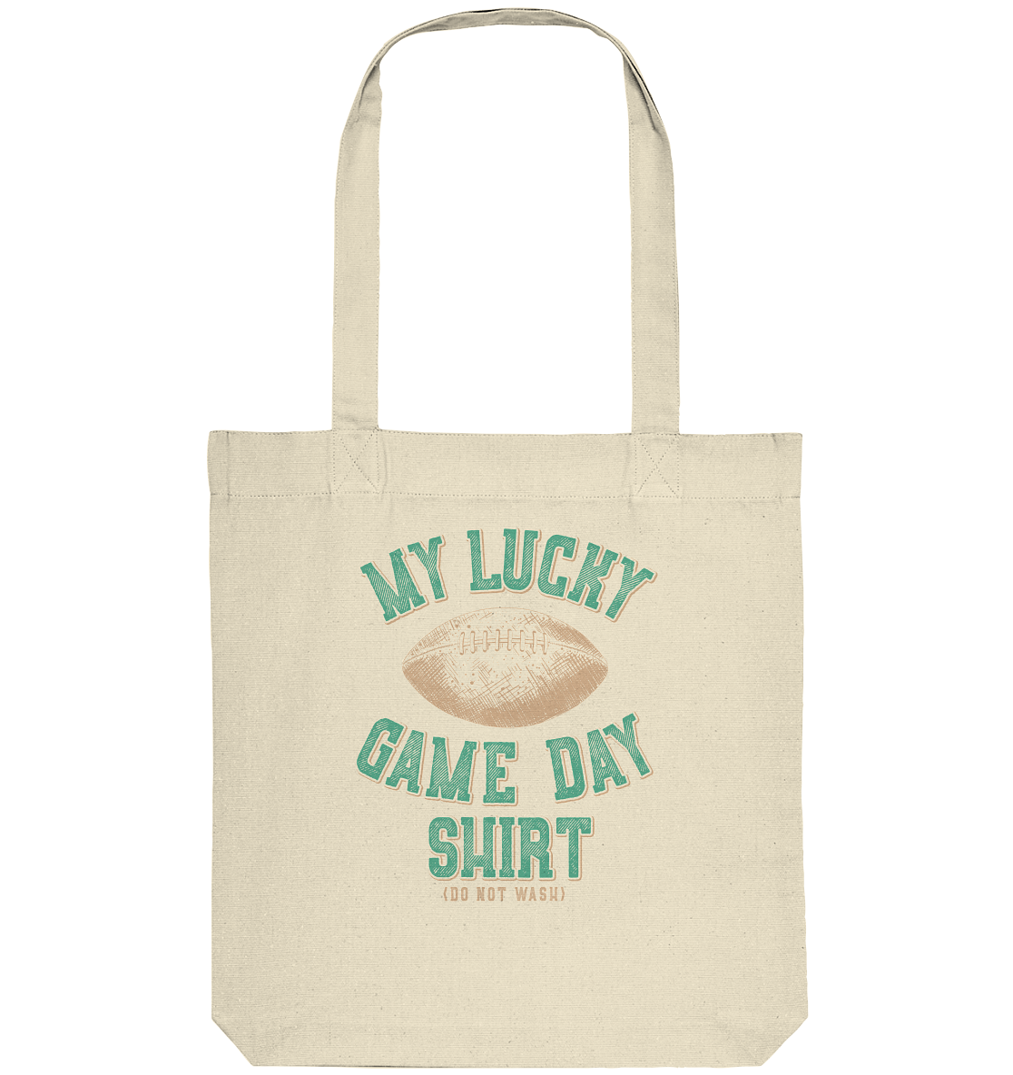 My Lucky Game Day Shirt - Organic Tote Bag
