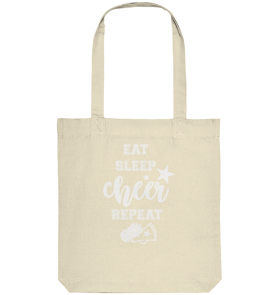 Eat Sleep Cheer - Organic Tote Bag