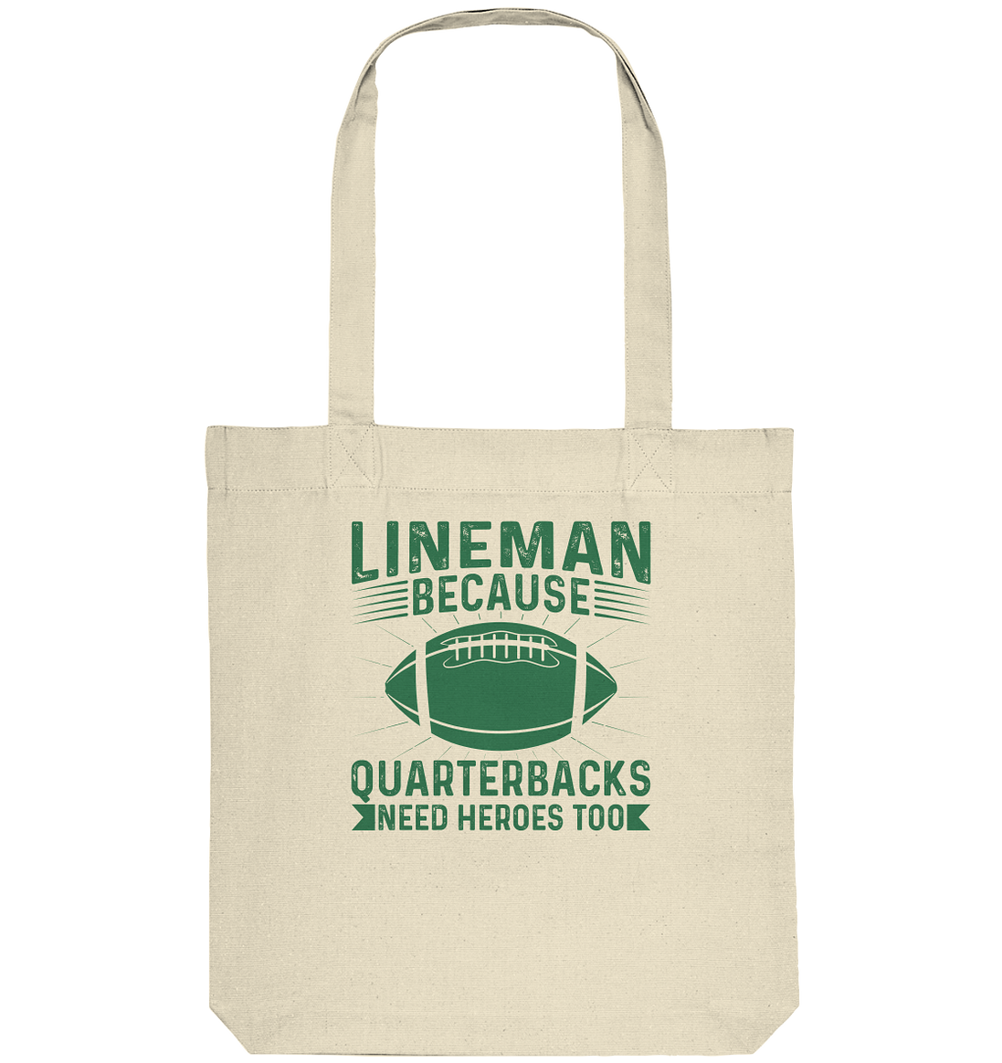 Lineman Heroes Green - Organic Tote-Bag