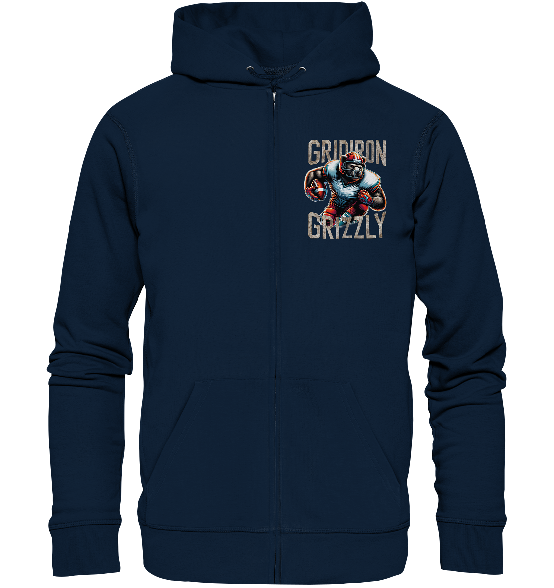 Gridiron Grizzly - Organic Zipper