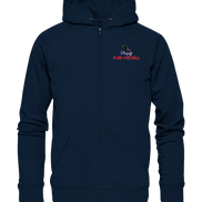Playoff Flag Football  Men red - Organic Zipper