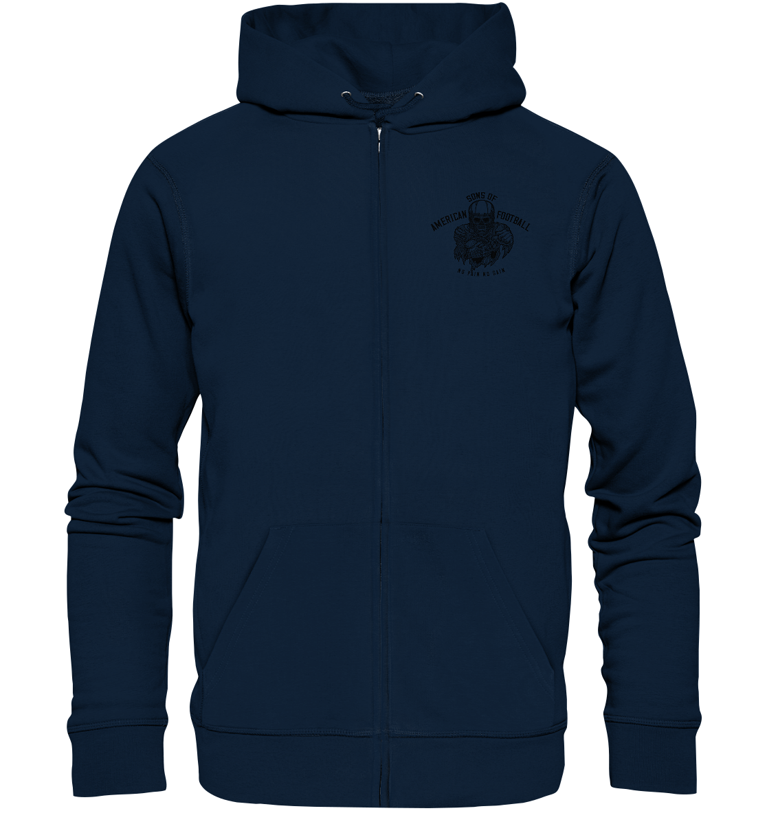 SAMFO No Pain No Gain  - Organic Zipper